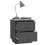 VidaXL (Grey, 2) vidaXL 1/2x Solid Wood Pine Bedside Cabinet Nightstand End Table Multi Colours 6