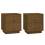VidaXL (Honey brown, 2) vidaXL 1/2x Solid Wood Pine Bedside Cabinet Nightstand End Table Multi Colours 4
