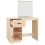 VidaXL (Brown) vidaXL Solid Wood Pine Dressing Table Wooden Desk Cosmetic Table Multi Colours 9