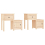 VidaXL (Brown, 2) vidaXL 1/2x Solid Wood Pine Bedside Cabinet End Table Cabinet Multi Colours 4