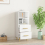 VidaXL (High gloss white) vidaXL Sideboard Engineered Wood Indoor Side Cabinet Cupboard Multi Colours 6