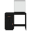 VidaXL (Black) vidaXL Solid Wood Pine Dressing Table Wooden Desk Cosmetic Table Multi Colours 7