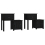 VidaXL (Black, 2) vidaXL 1/2x Solid Wood Pine Bedside Cabinet End Table Cabinet Multi Colours 3