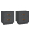 VidaXL (Grey, 2) vidaXL 1/2x Solid Wood Pine Bedside Cabinet Nightstand End Table Multi Colours 3