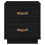 VidaXL (Black, 2) vidaXL 1/2x Solid Wood Pine Bedside Cabinet Nightstand End Table Multi Colours 8