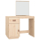 VidaXL (Brown) vidaXL Solid Wood Pine Dressing Table Wooden Desk Cosmetic Table Multi Colours 3