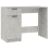 VidaXL (Concrete grey) vidaXL Desk Engineered Wood Home Office Computer Table Study Writing Desk 3
