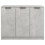 VidaXL (concrete grey) vidaXL Sideboard Cupboard Home Storage Highboard Side Cabinet Engineered Wood 6