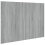 VidaXL (grey sonoma) vidaXL Bed Headboard Bedroom Bed Header Decorative Headboard Engineered Wood 3