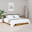 VidaXL (smoked oak) vidaXL Bed Headboard Bedroom Bed Header Decorative Headboard Engineered Wood 5