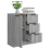 VidaXL (grey sonoma) vidaXL Sideboard Console Cabinet Storage Cupboard Highboard Engineered Wood 8