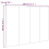 VidaXL (grey sonoma) vidaXL Bed Headboard Bedroom Bed Header Decorative Headboard Engineered Wood 5