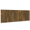 VidaXL (smoked oak) vidaXL Wall Headboard Bed Header Bedroom Wall Bed Headboard Engineered Wood 4