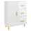 VidaXL vidaXL Sideboard High Gloss White Engineered Wood Side Cabinet Home Organiser 5