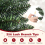 Costway 5 FT Pre-Lit Christmas Tree Slim Pencil Xmas Tree w/ 150 LED Lights 6