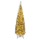 Costway 5 FT Pre-Lit Christmas Tree Slim Pencil Xmas Tree w/ 150 LED Lights 1