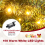 Costway 5 FT Pre-Lit Christmas Tree Slim Pencil Xmas Tree w/ 150 LED Lights 4