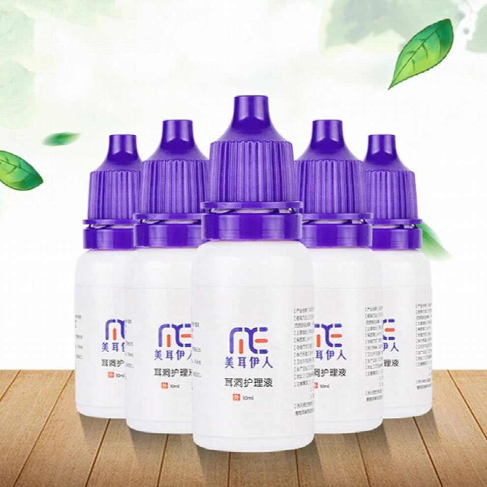 10ML After Ear Piercing Care Solution Safe Formula Cleanser Disinfecting Nose Body Piercer Aftercare Reduce Allergy Portable