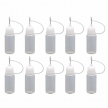 10Pcs 10ml Epoxy Resin Mold Small Gaps Coloring Bottles With Syringe Needle Handling Resin Colorant Details Craft Tools