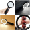 Handheld 10X Reading Magnifying Glass Illuminated Magnifier Microscope Lens 5