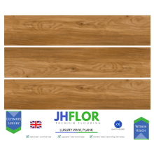 (JH05 Oak) 36pcs/5m² Luxury Vinyl Tiles (LVT) Self Adhesive Wood Look Flooring Kitchen Bathroom