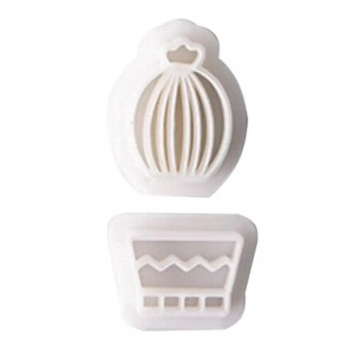 Plastic Clay Cutter Pendant Cutting Molds Soft Pottery Cutting Mold Cactus Shape
