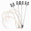 4 PCS HO Scale Model lighting tower,tower lights Model Lights Layout Lamppost for /Garden/Playground/Stadium 1