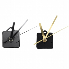 2 Set Replacement Wall Clock Hands Diy Repair Parts Pendulum Movement Mechanism Quartz Clock Motor With Hands & Fittings Kit(Bla