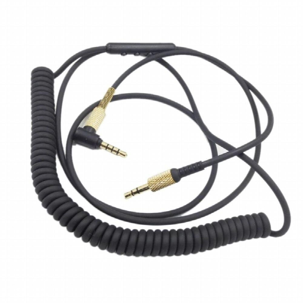 Spring Audio Cable Cord for Major II 2 Monitor Bluetooth Headphone