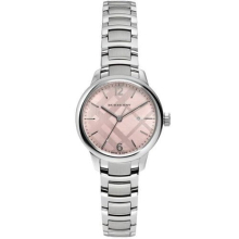 Burberry The Classic Watch Damen rosa Zifferblatt BU10111