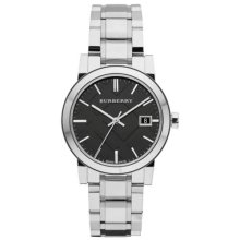 Burberry The City Watch Ladies Silver/Black BU9101