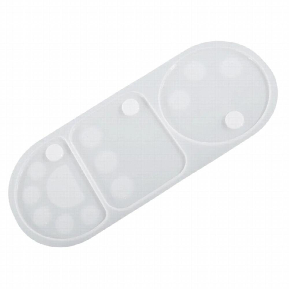 Cosmetic Makeup Palette Spatula Tool Resin Casting Mold Eye Shadow Makeup Various Shapes Palette Panel Mould Craft Tool