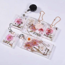 3Pieces Pendant Mold Clay Molds Multi-Shapes Silicone Keychain Moulds with Holes Perfect Gift for DIY Hand-Making Lover