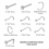 Disposable Safe Sterile Piercing Unit For Gem Nose Studs Piercing Gun Piercer Tool Machine Kit Earring Stud Nose Piercing 4