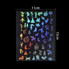 1pcs/lot Rainbow Epoxy Resin Filler UV Filling Fish Butterfly DIY Crafts Making Sticker Deco Make Jewelry Mold Tool Accessories