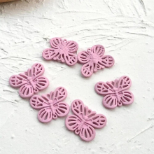 Diy jewelry making 40pcs/lot purple Rubber paint animals butterfly shape alloy floating locket pendant charms