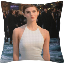 Emma Actress Watson Linen Decorative Throw Pillow Pillowcases Square Cushion Case Floor Pillowcases