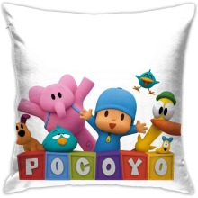 Pocoyo Pillow Cases Double Sided Printing Bolster Square Pillow Cases 18inchx18inch
