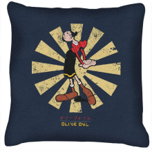 Olive Oyl Retro Japanese Popeye Cushion 18"x18"