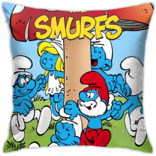 The Smurfs Microfibre Pillowcase Set | Home Pillow Cases are Breathable 18"x18"