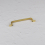 (128mm Handle) Brushed Brass Cabinet Strap Handles 128mm 160mm 7