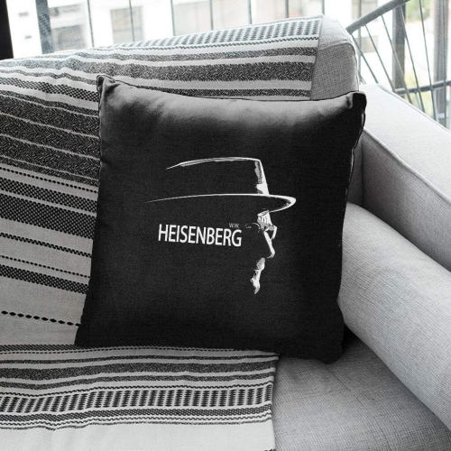 Heisenberg Walter White Breaking Bad Cushion 18"x18" 2