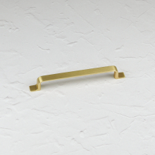 (160mm Handle) Brushed Brass Cabinet Strap Handles 128mm 160mm