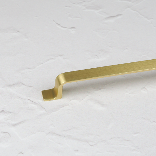 (160mm Handle) Brushed Brass Cabinet Strap Handles 128mm 160mm 1
