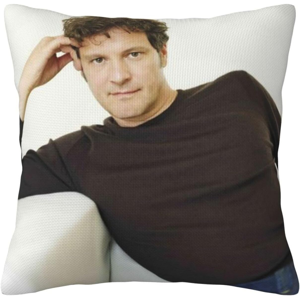 Colin Actor Firth Linen Decorative Throw Pillow Pillowcases Square Cushion Case Floor Pillowcases, Backrest Covers