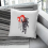 Red Sun Snake Metal Gear Solid Cushion 18"x18" 3
