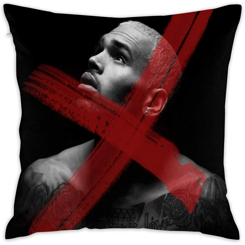 Chris Brown X Fashion Home Decoration Cotton cotton Pillow Cases 18"x18"