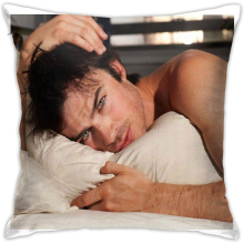 Comfortable And Soft Home Decoration Ian Somerhalder Pillowcase,sofa  Office Car  Pillowcase 18"x18"