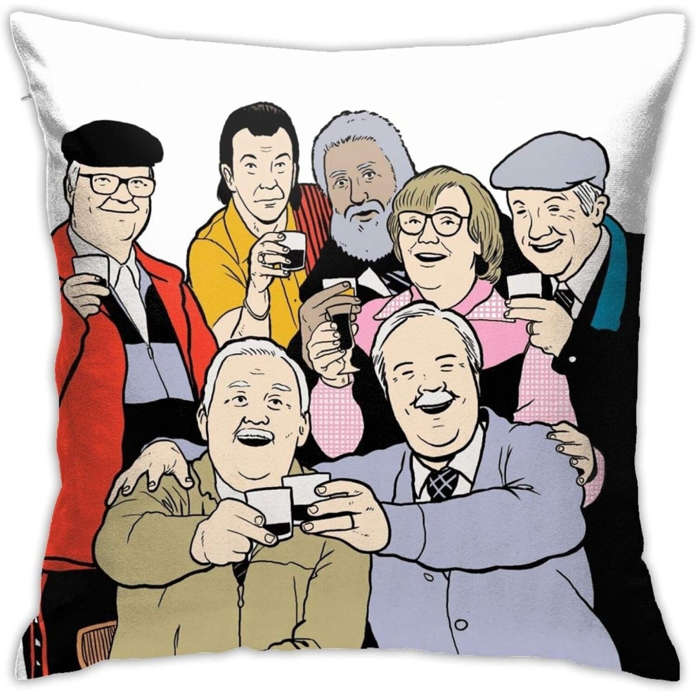 Home & Games & Still Game (Colour) Pillowcases Decor Sofa Cushions Cushion Covers 18"x18"