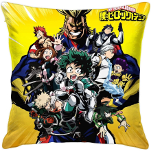 My Hero Academia Pillow Cover Cool Anime Throw Pillowcase for Boys Girls Bed Room-My Hero Academia 1 18"x18"